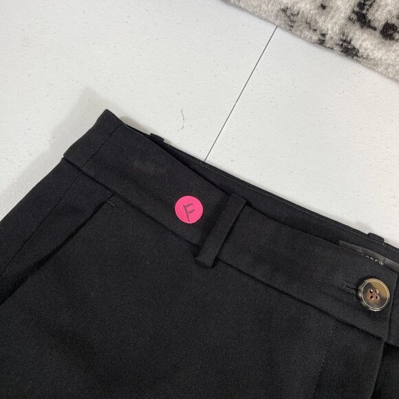 J Crew Pants Womens Size 12 Black Polyester Viscose Stretch Tapered Leg Office - Picture 4 of 12